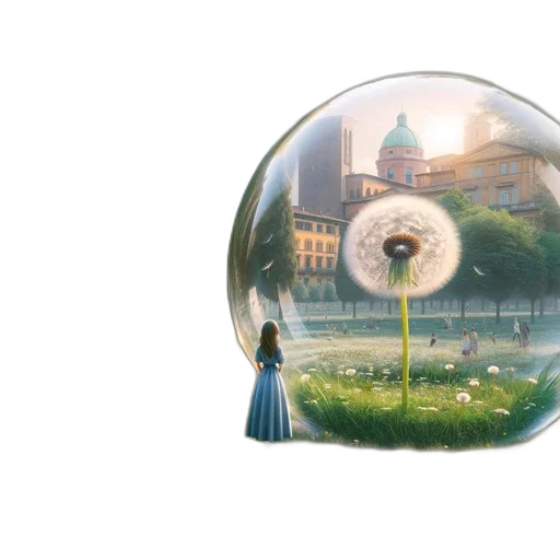 umbrella, dress, concept art, fantasy art transparent PNG cut-out