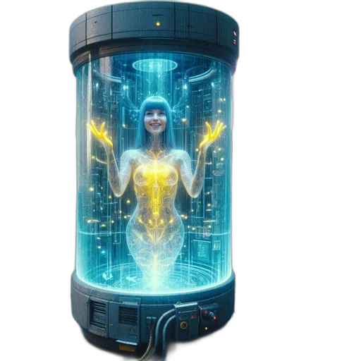 robot, dress, bottle, concept art transparent PNG cut-out