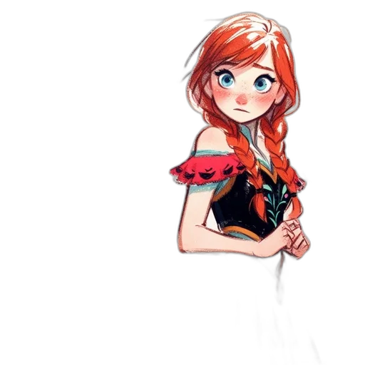 dress, staff, face, weapon transparent PNG cut-out