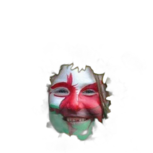 mask, face, creature, crown transparent PNG cut-out
