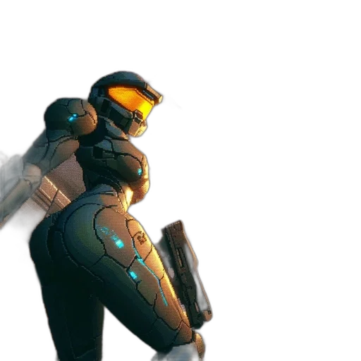 robot, weapon, staff, sword transparent PNG cut-out