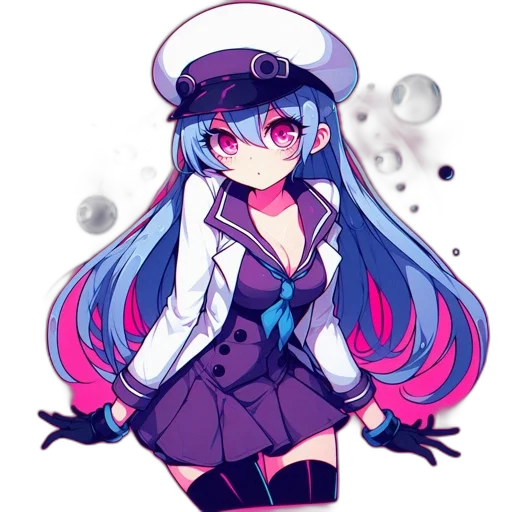 staff, dress, hat, robot transparent PNG cut-out