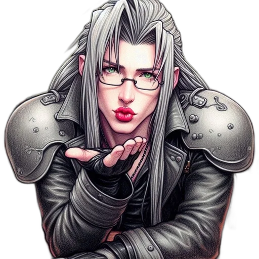 jacket, fantasy art, photorealistic, cartoon transparent PNG cut-out