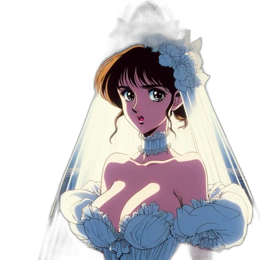 dress, jewelry, crown, anime transparent PNG cut-out