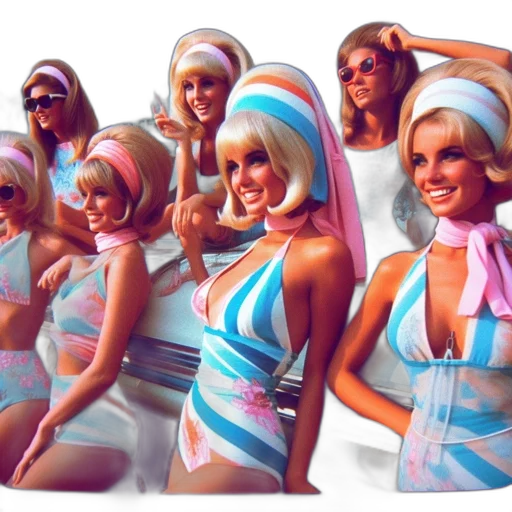 dress, robot, vaporwave, concept art transparent PNG cut-out