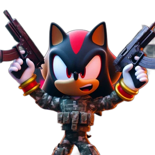 weapon, animal, robot, 3d render transparent PNG cut-out