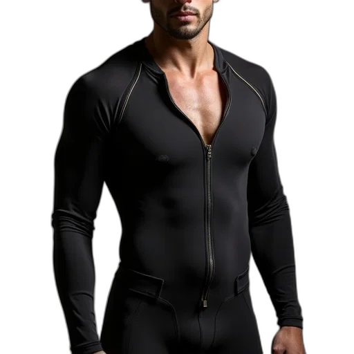jacket, cyberpunk, male, body transparent PNG cut-out