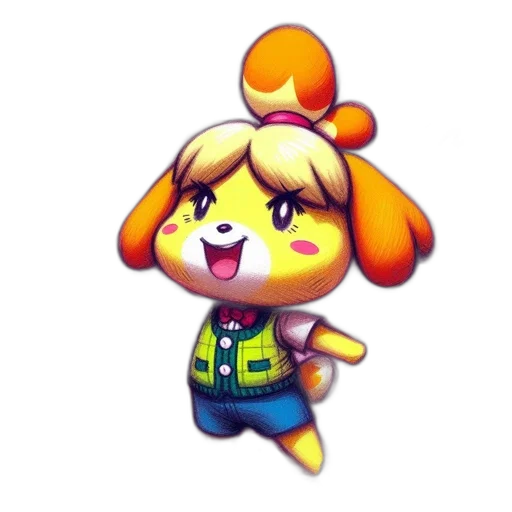 staff, animal, pixel art, concept art transparent PNG cut-out