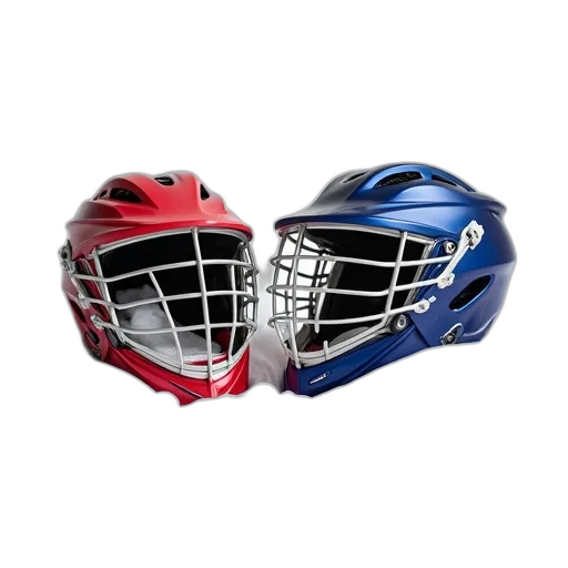two, lacrosse, helmet, helmets transparent PNG cut-out