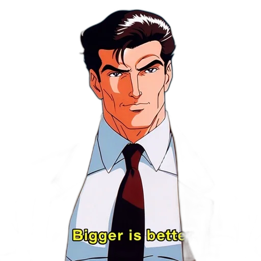 robot, jacket, staff, comic book art transparent PNG cut-out
