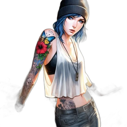 concept art, fantasy art, comic book art, photorealistic transparent PNG cut-out