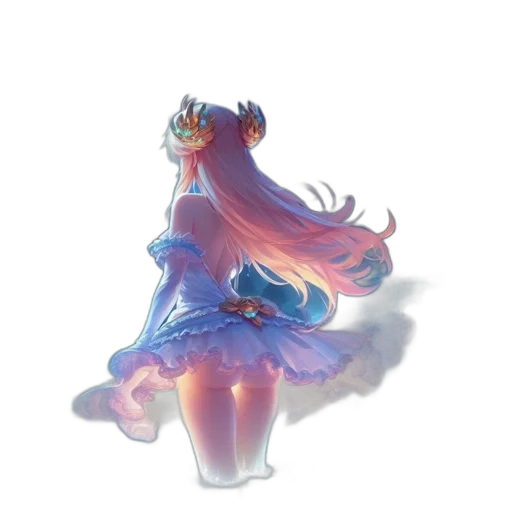 dress, crown, hair, bottle transparent PNG cut-out
