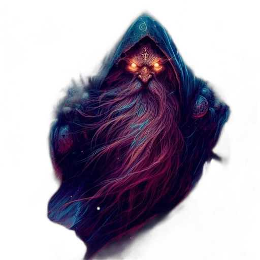 hair, mask, creature, dragon transparent PNG cut-out