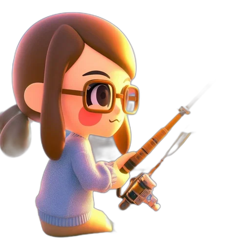 staff, weapon, sword, 3d render transparent PNG cut-out