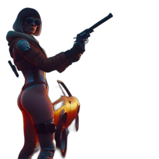 weapon, staff, jacket, sword transparent PNG cut-out