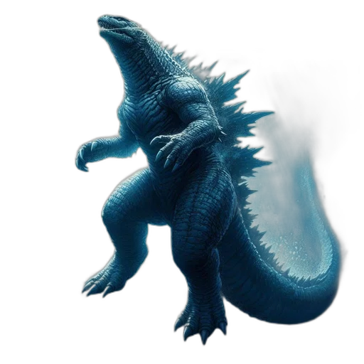 dragon, creature, animal, staff transparent PNG cut-out