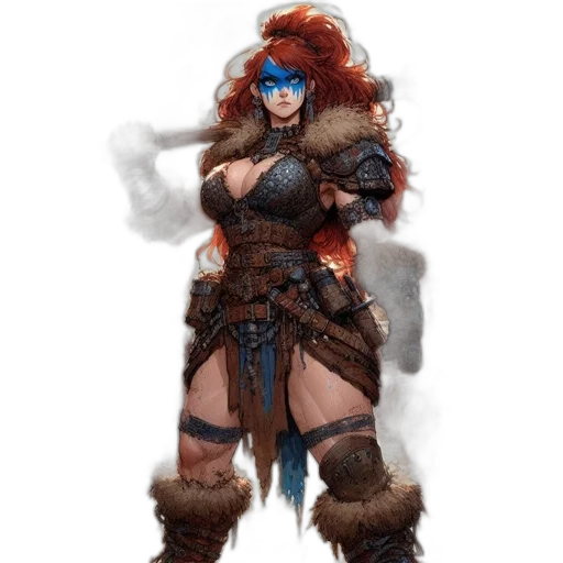 fantasy art, concept art, comic book art, pixel art transparent PNG cut-out