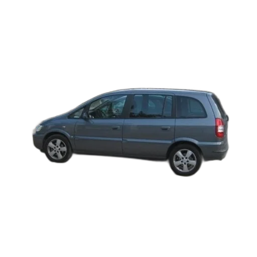 car, gray, minivan, parked transparent PNG cut-out