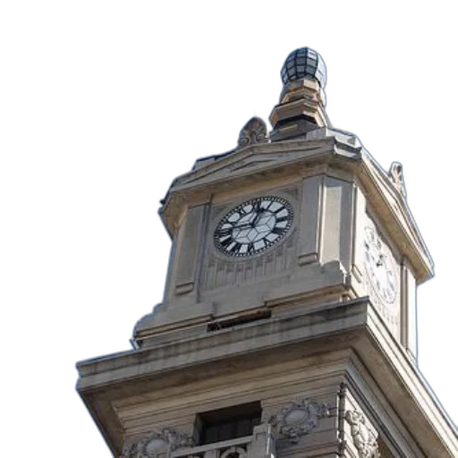 building, clock, tower, clear transparent PNG cut-out