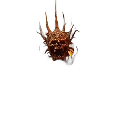 crown, mask, creature, hair transparent PNG cut-out