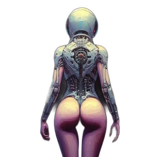 robot, dress, jewelry, creature transparent PNG cut-out