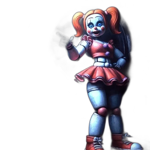 dress, robot, 3d render, concept art transparent PNG cut-out