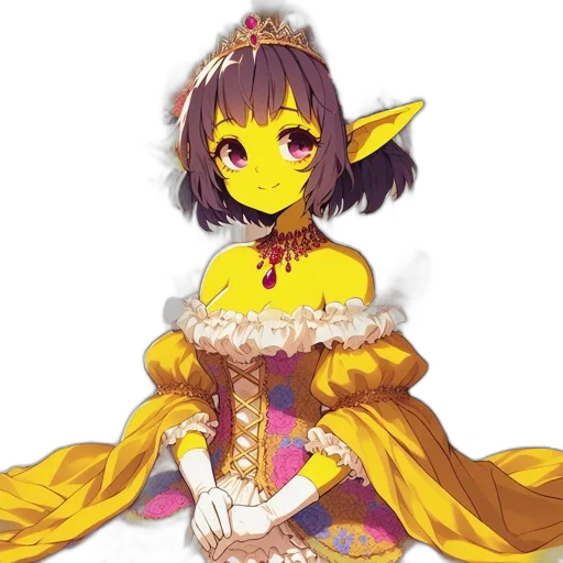 staff, dress, crown, mask transparent PNG cut-out
