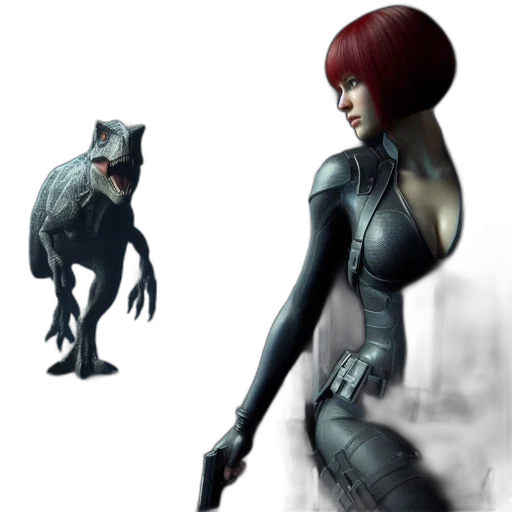 creature, robot, concept art, fantasy art transparent PNG cut-out