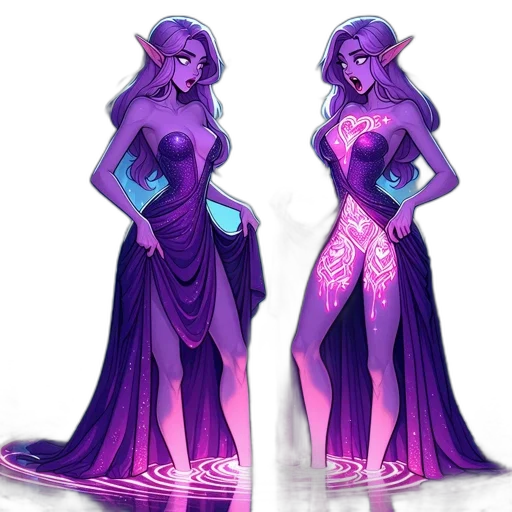 dress, concept art, fantasy art, pixel art transparent PNG cut-out