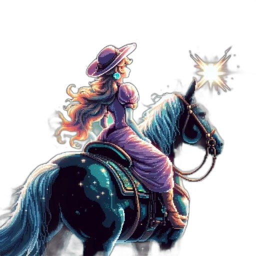 hat, fantasy art, concept art, pixel art transparent PNG cut-out