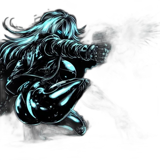 hair, weapon, sword, concept art transparent PNG cut-out