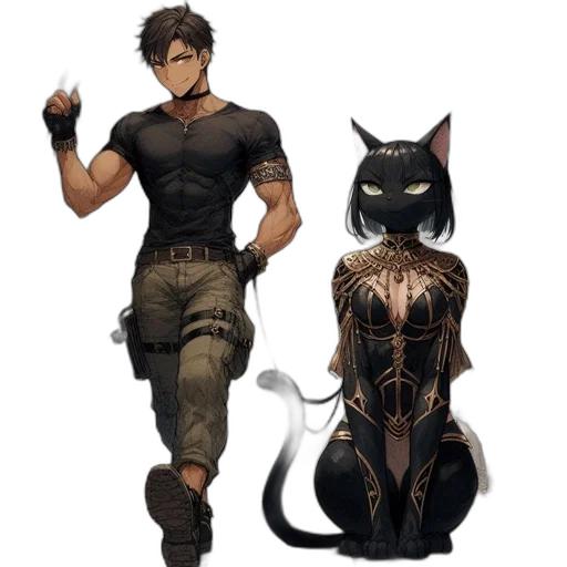 concept art, fantasy art, pixel art, comic book art transparent PNG cut-out
