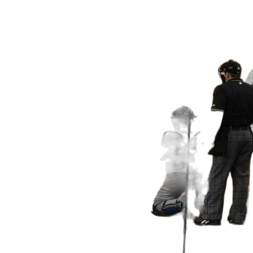 staff, umbrella, mask, robot transparent PNG cut-out