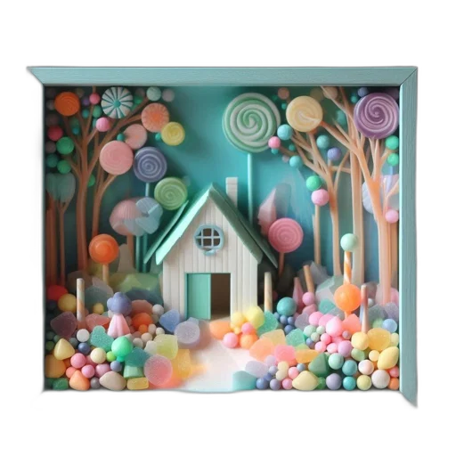 3d render, photorealistic, concept art, forest transparent PNG cut-out