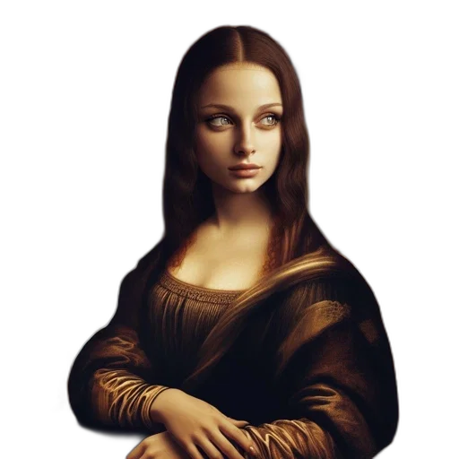 face, dress, hair, jewelry transparent PNG cut-out