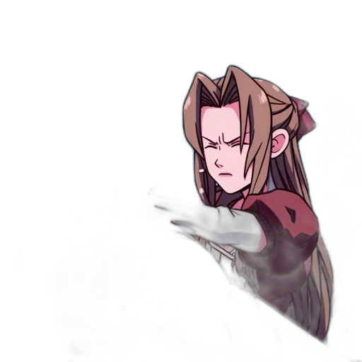 hair, creature, dragon, staff transparent PNG cut-out