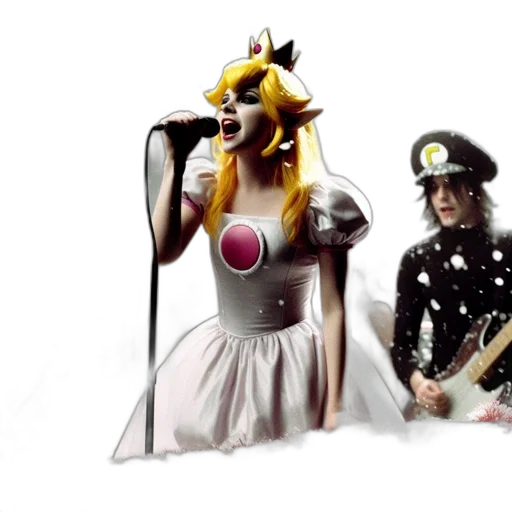 dress, crown, robot, concept art transparent PNG cut-out