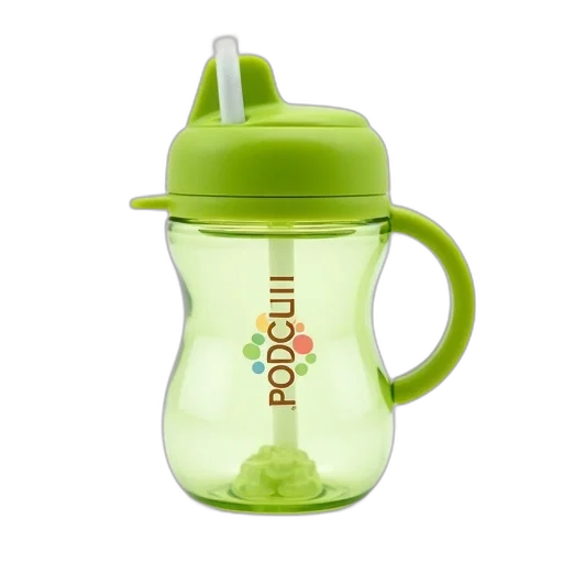 bottle, green, sippy, cup transparent PNG cut-out
