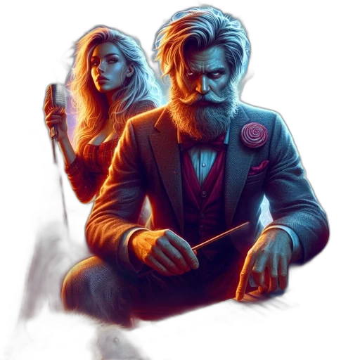 jacket, concept art, comic book art, cyberpunk transparent PNG cut-out