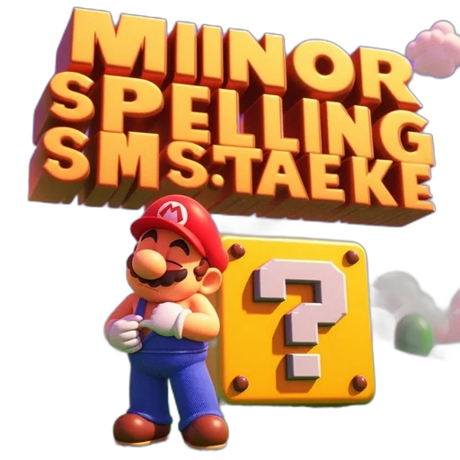 3d render, image, depicts, mario transparent PNG cut-out