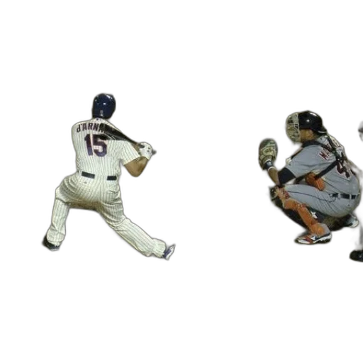 baseball, player, number, his transparent PNG cut-out