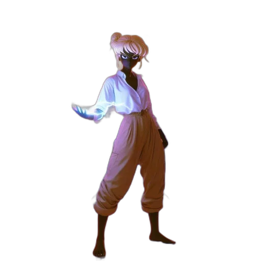 staff, jacket, mask, creature transparent PNG cut-out