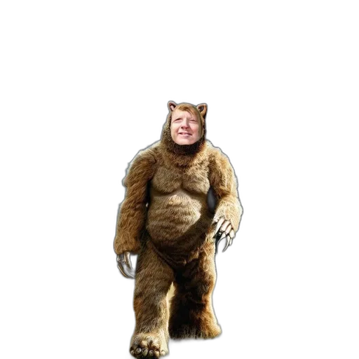 creature, animal, staff, mask transparent PNG cut-out