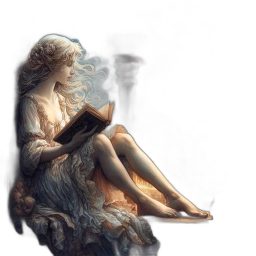 dress, furniture, fantasy art, concept art transparent PNG cut-out