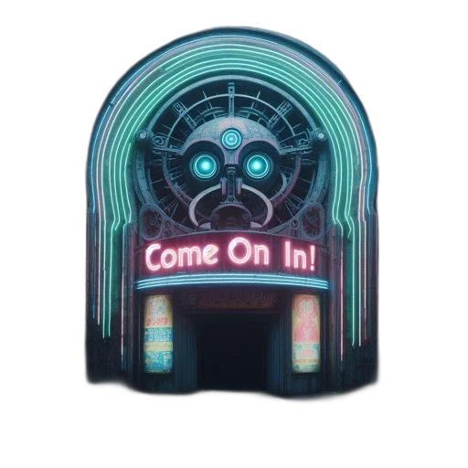 robot, hat, car, concept art transparent PNG cut-out