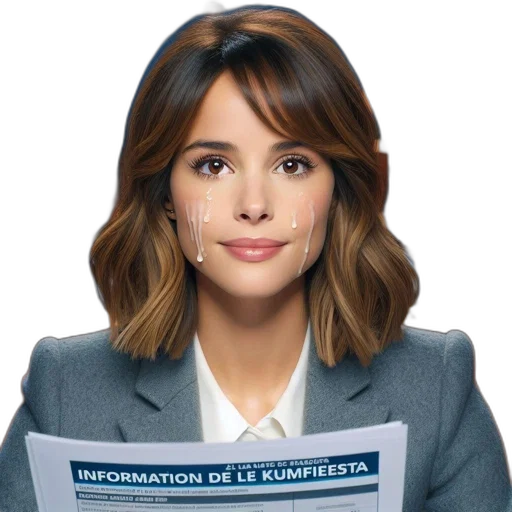 face, staff, jacket, photorealistic transparent PNG cut-out