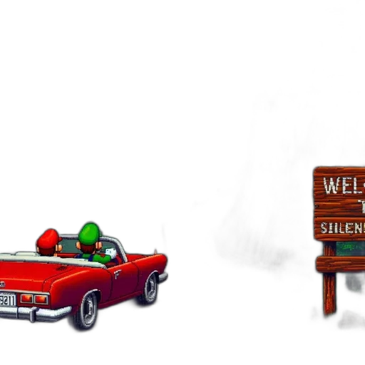 car, concept art, 3d render, pixel art transparent PNG cut-out