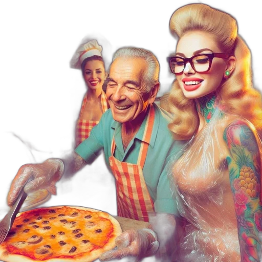 food, comic book art, photorealistic, concept art transparent PNG cut-out