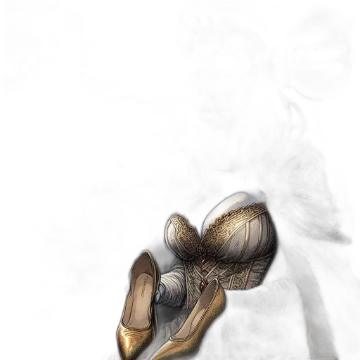 mask, hair, staff, crown transparent PNG cut-out