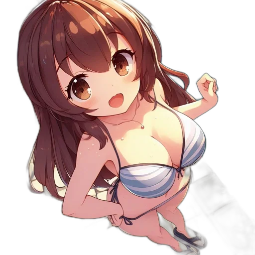 dress, weapon, creature, staff transparent PNG cut-out